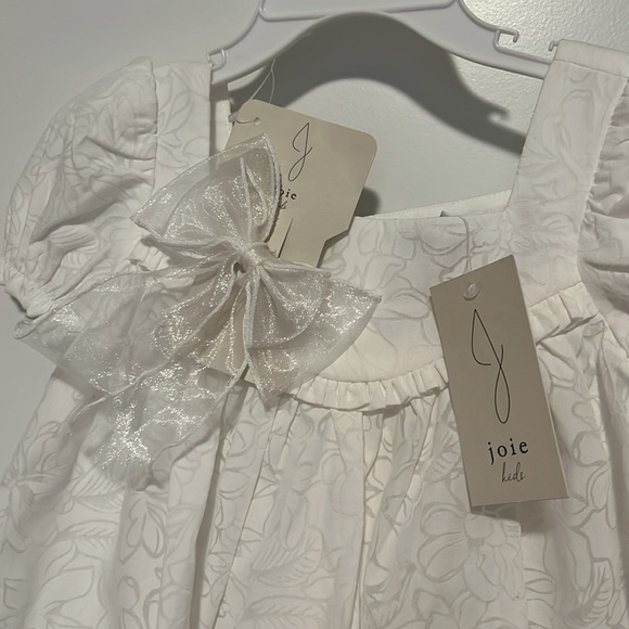 Joie White Baby Dress with Floral Design - Picture 6 of 8